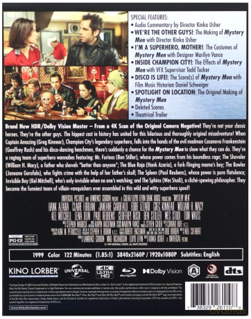 Mystery Men (Superbohaterowie) [Blu-Ray 4K]+[Blu-Ray]
