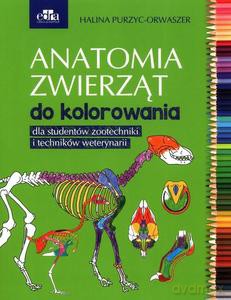 Anatomia zwierzat do kolorowania. Dla stud.zoo - Halina Purzyc-Orwaszer [KSIĄŻKA]