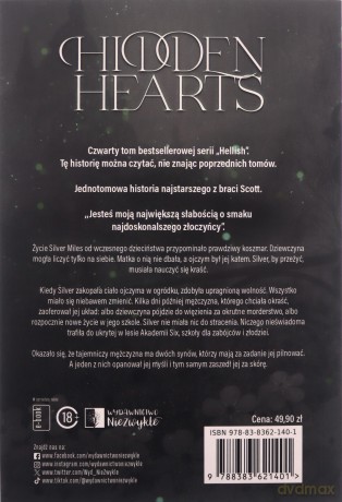 Hellish (Tom 4) Hidden Hearts - Weronika Plota [KSIĄŻKA]