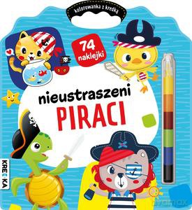 Kolorowanka z kredką, Nieustraszeni piraci [KSIĄŻKA]