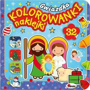 Kolorowanki naklejki Gwiazdka [KSIĄŻKA]