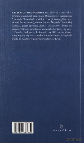 Metafizyki - Krzysztof Mrowcewicz [KSIĄŻKA]