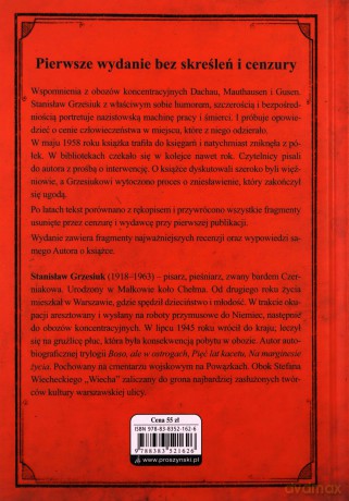 Pięć lat kacetu - Stanisław Grzesiuk [KSIĄŻKA]