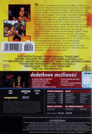 Carrie 2: Furia [DVD]