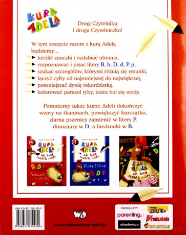 Jak Kura Zgubiła Pióra Szlaczki I Znaczki - Joanna Krzyżanek [KSIĄŻKA]