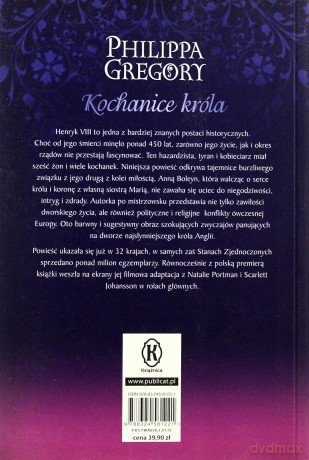 Kochanice Króla - Philippa Gregory [KSIĄŻKA]