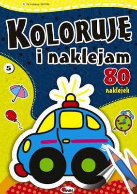 Koloruję I Naklejam 5 - Piotr Kozera [KSIĄŻKA]