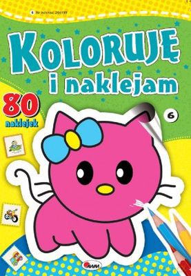 Koloruję I Naklejam 6 - Piotr Kozera [KSIĄŻKA]