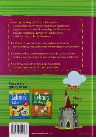Lektury Dla Klasy 2 [KSIĄŻKA]