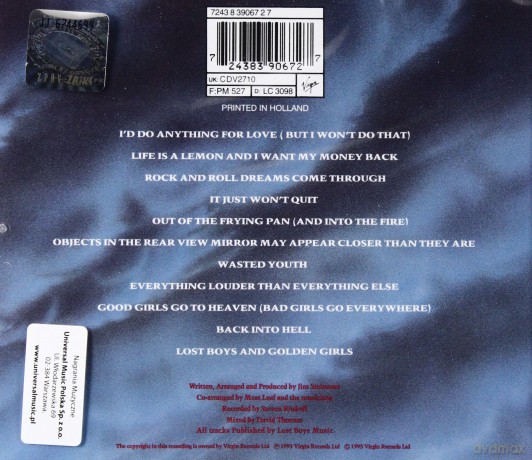 Meat Loaf: Bat Out Of Hell Vol. 2 [CD]