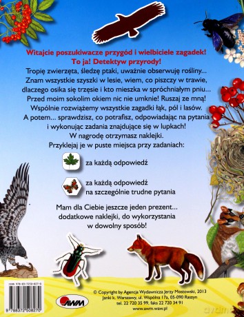 Łąka Pole Las Detektyw Przyrody [KSIĄŻKA]