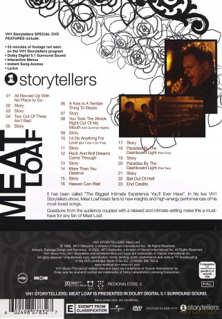 Meat Loaf: Vh1 Storytellers [DVD]