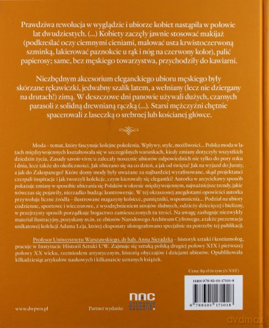 Moda w Przedwojennej Polsce - Anna Sieradzka [KSIĄŻKA]