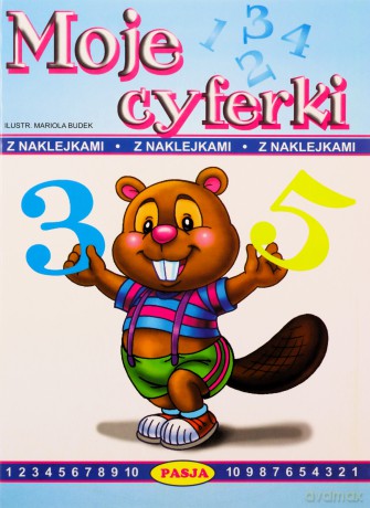 Moje Cyferki z Naklejkami [KSIĄŻKA]