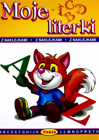 Moje Literki z Naklejkami [KSIĄŻKA]