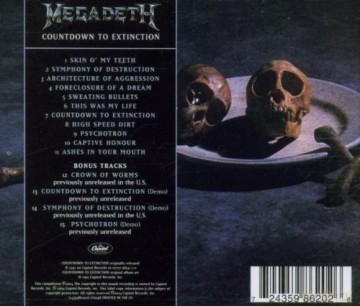 Megadeth: Countdown To Extinction [CD]