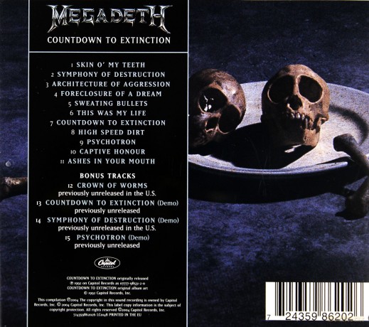 Megadeth: Countdown To Extinction [CD]