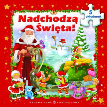 Nadchodzą Święta Książka Z Puzzlami [KSIĄŻKA]