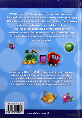 Najpiękniejsze Wiersze Dla Dzieci - Julian Tuwim [KSIĄŻKA]