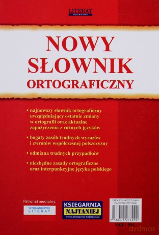 Nowy Słownik Ortograficzny [KSIĄŻKA]