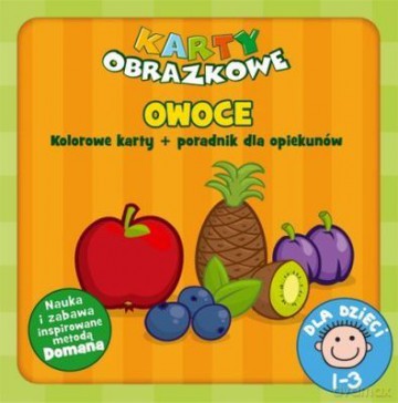 Owoce Karty Obrazkowe [KSIĄŻKA]