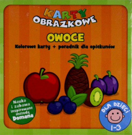 Owoce Karty Obrazkowe [KSIĄŻKA]