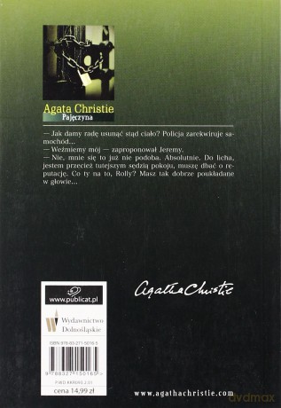Pajęczyna - Agata Christie [KSIĄŻKA]