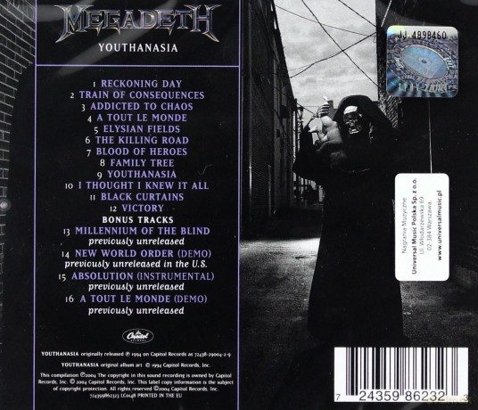 Megadeth: Youthanasia [CD]