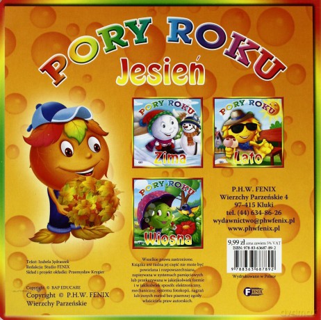 Pory Roku Jesień - Izabela Jędraszek [KSIĄŻKA]