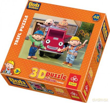 Puzzle 3d 48 Bob Z Przyjaciółmi 3+ [KSIĄŻKA]