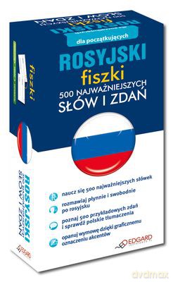 Rosyjski Fiszki 500 Najważniejszych Słów i Zdań [KSIĄŻKA]
