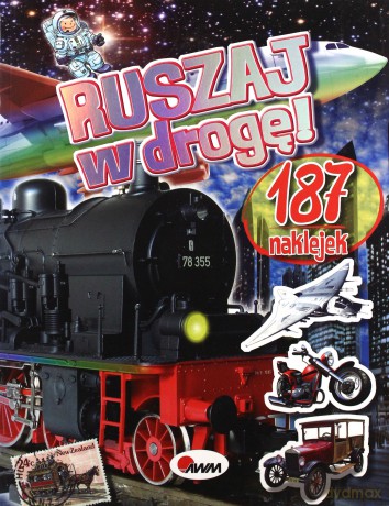 Ruszaj W Drogę 180 Naklejek [KSIĄŻKA]