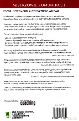 Skuteczny Wpływ Przekonuj Bez Nacisku Zyskuj Bez Strat - Mark Goulston, John Ullmen [KSIĄŻKA]