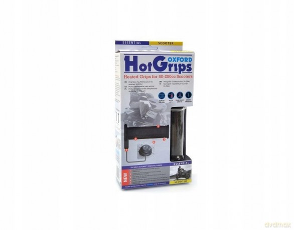 Manetki podgrzewane średnica kierownicy 22mm kolor: czarny, HotGrips ESSENTIAL SCOOTER (do skutera)