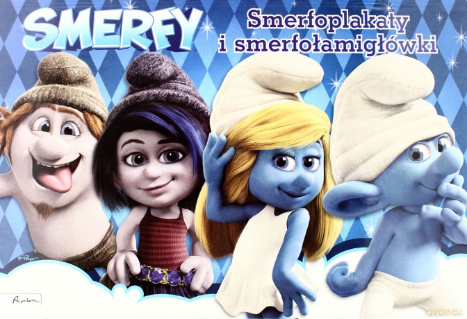 Smerfy Smerfoplakaty I Smerfołamigłówki [KSIĄŻKA]