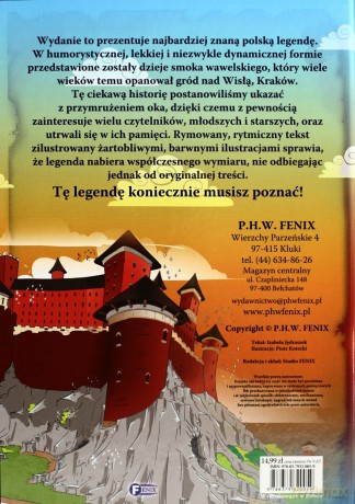 Smok Wawelski Legenda Polska - Izabela Jędraszek [KSIĄŻKA]