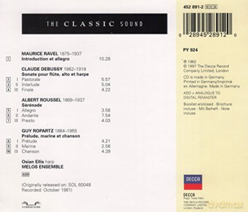 Melos Ensemble: Ravel [CD]