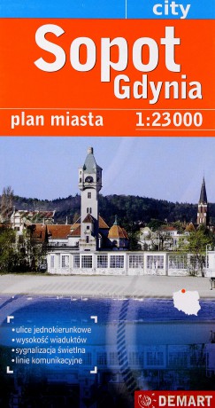 Sopot Gdynia Plan Miasta [KSIĄŻKA]