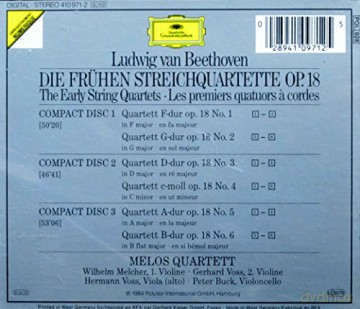 Melos: Beethoven:Early Str Quartets [3CD]