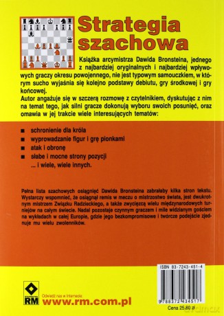 Strategia Szachowa - Dawid Bronstein [KSIĄŻKA]