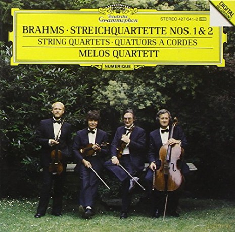 Melos: Brahms:Str Quartet 1 + [CD]