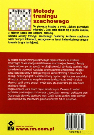 Szachy Metody Treningu Szachowego [KSIĄŻKA]
