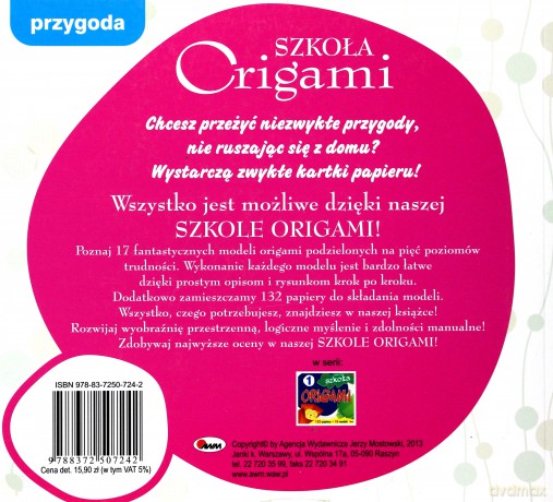 Szkoła Origami 2 Przygoda [KSIĄŻKA]
