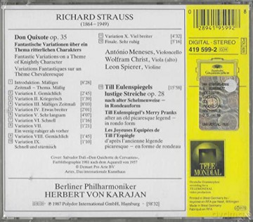 Meneses, Karajan: Straussr:Don Quixote+Eulenspie [CD]