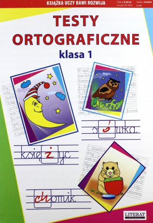 Testy Ortograficzne Klasa I [KSIĄŻKA]