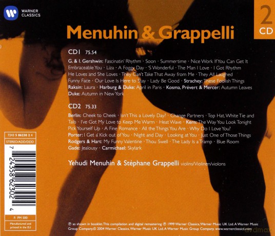 Menuhin/Grappelli: Gemini-Play... Gershwin [2CD]