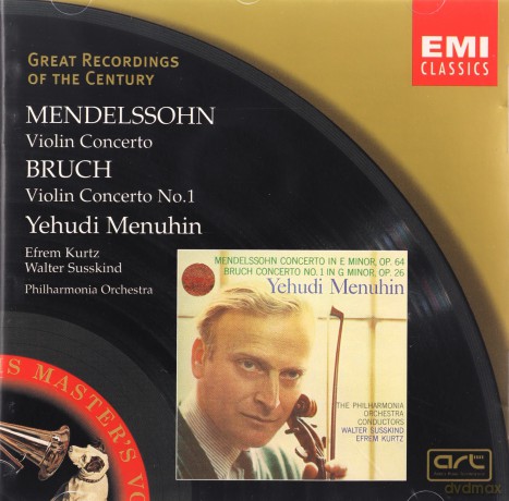 Menuhin/Kurtz/Susskind/Philh.Orchestra: Groc-Violin Concvciolin Conc.No.1 [CD]