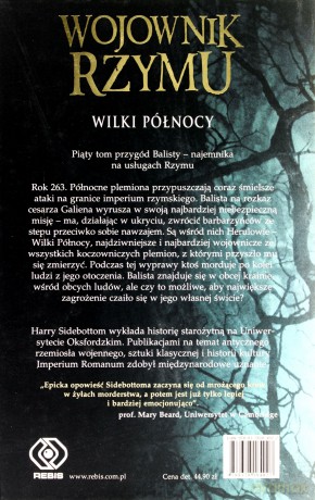 Wojownik Rzymu Wilki Północy - Harry Sidebottom [KSIĄŻKA]