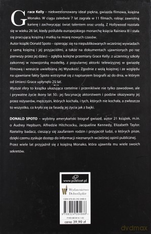 Wyższe Sfery Życie Grace Kelly - Donald Spoto [KSIĄŻKA]