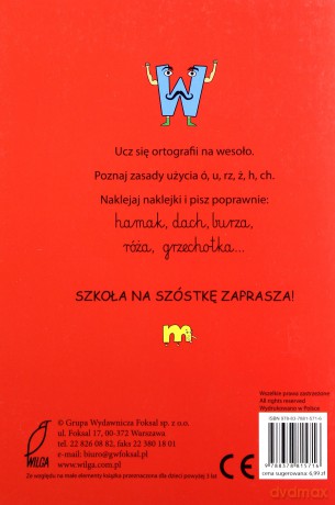 Zabawy Ortograficzne 1 [KSIĄŻKA]